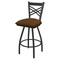 Holland Bar Stool Co 30" Swivel Bar Stool, Pewter Finish, Canter Thatch Seat X820 - alternate 1